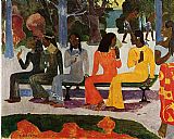 Paul Gauguin The Market painting